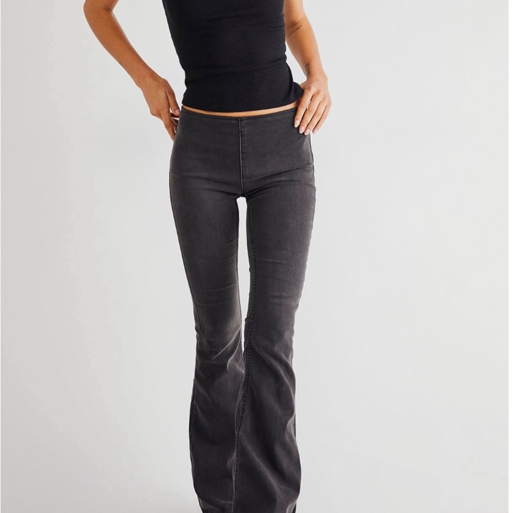 We The Free Black Flare Jeans